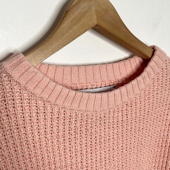 Heartworking Knitwear I Love Mr Mittens Womens Cropped Sweater XS/S Peach Cotton - Picture 4 of 7